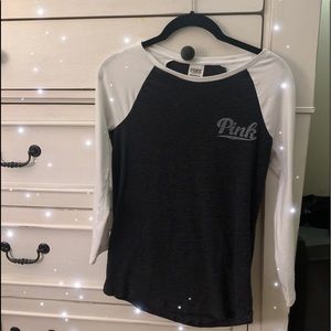 PINK Baseball Style Shirt